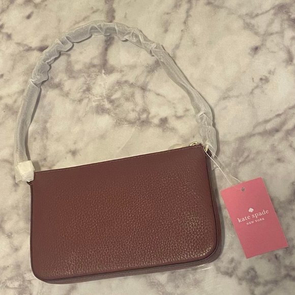 Kate Spade Leila Convertible Wristlet- Cherrywood - Picture 2 of 5